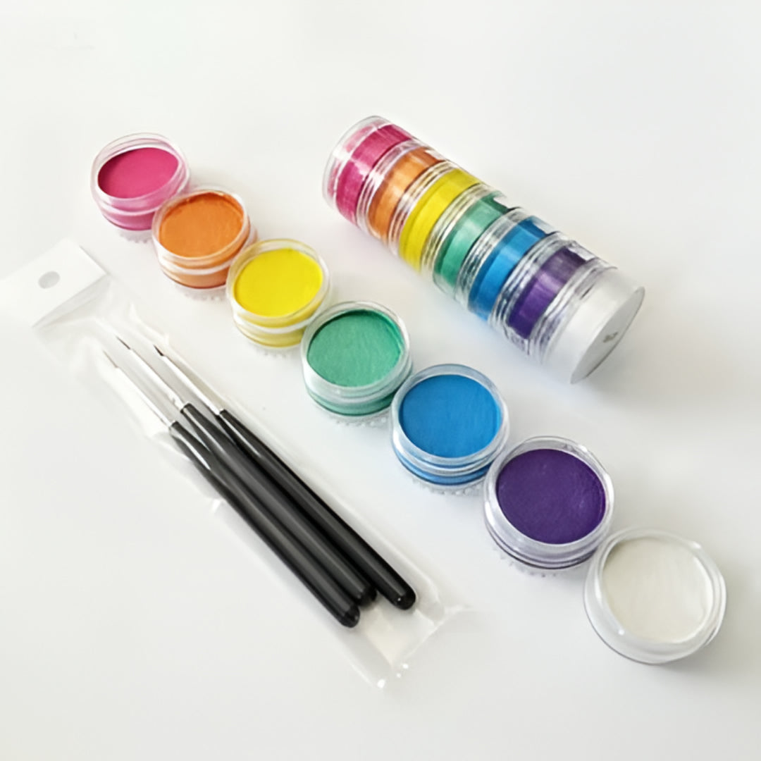 Body Paint World Cup Makeup Face Paint Set Brushes Creative