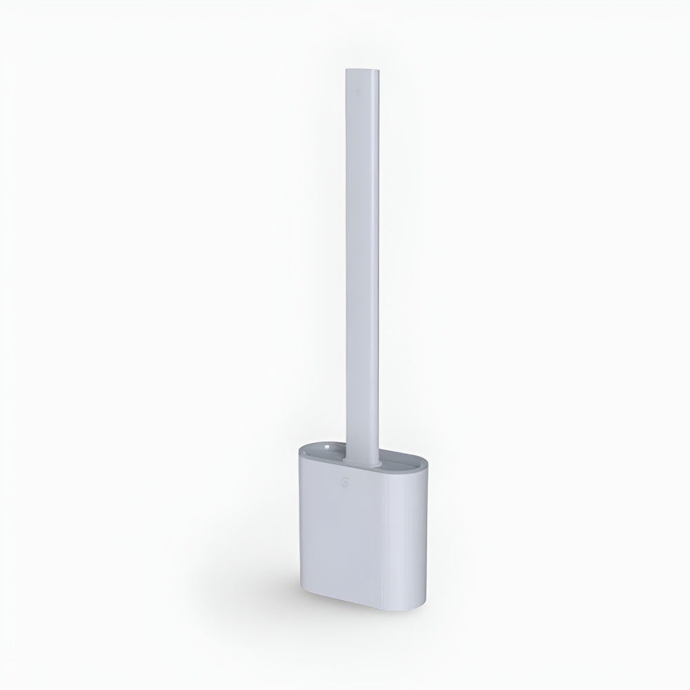 Scopino WC bagno flessibile con supporto da parete per la pulizia