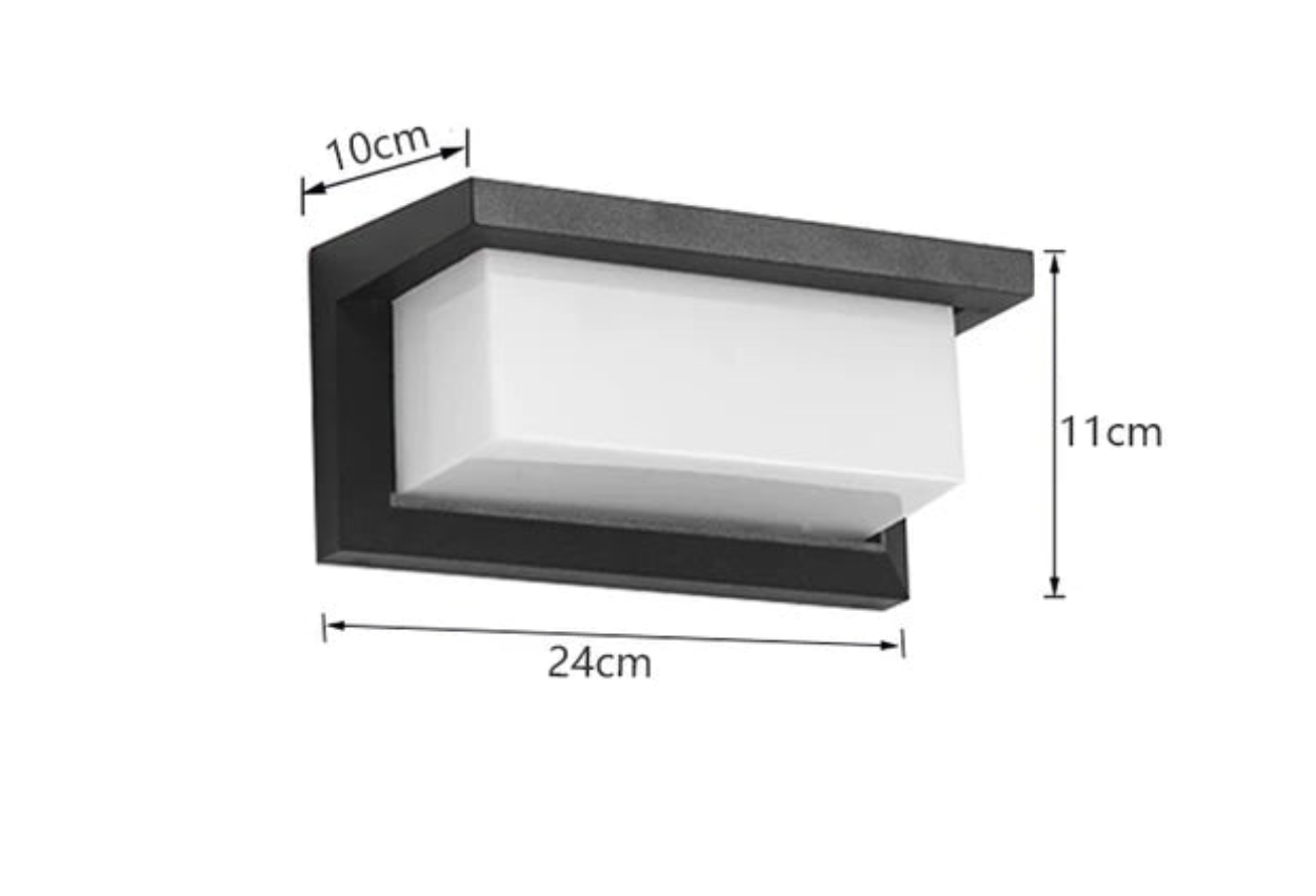 AquaRay - Lampada da parete LED per esterni