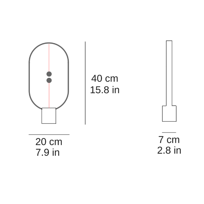 Luz Magnética - Candeeiro de Mesa Magnético