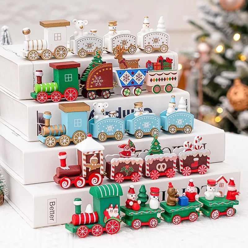 KerstExpress - Treno di Natale di Plastica Festivo per Decorazione