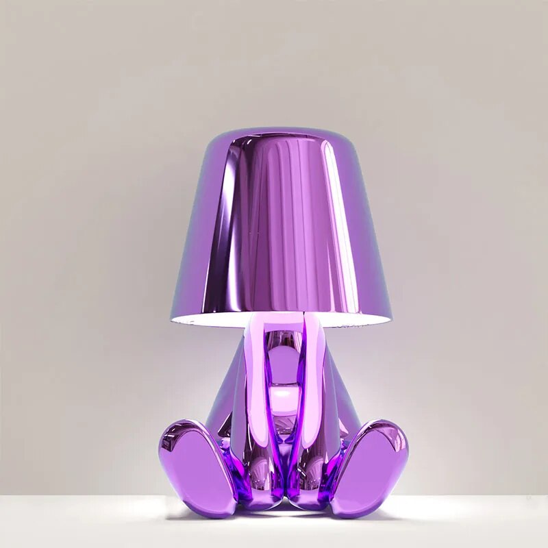 ThinkLuxe - Modern LED Table Lamp Resin Base