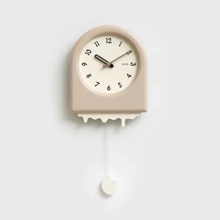 CremePendulum - Korean Style Wall Clock with Modern Design