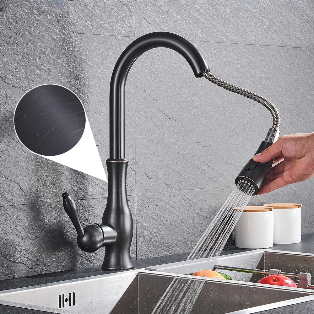 GoldFlow – Golden Kitchen Mixer Tap