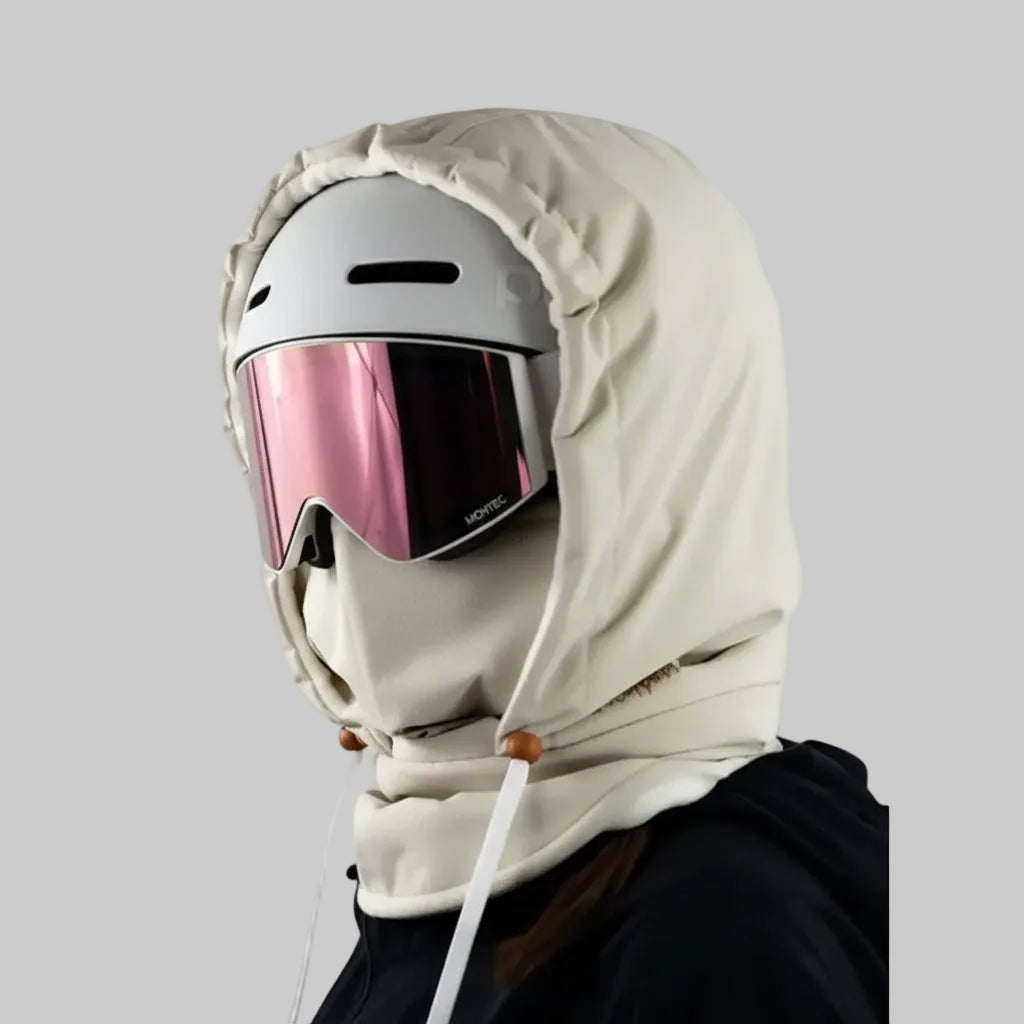 Waterproof Fleece Hat Outdoor Activities Windproof Adjustable 3in1 Function