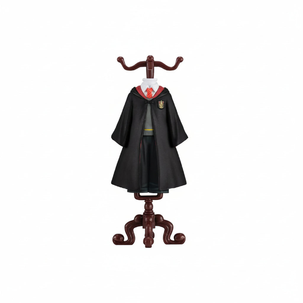 Costume di Halloween con Mantello Nero e Corna da Bambola