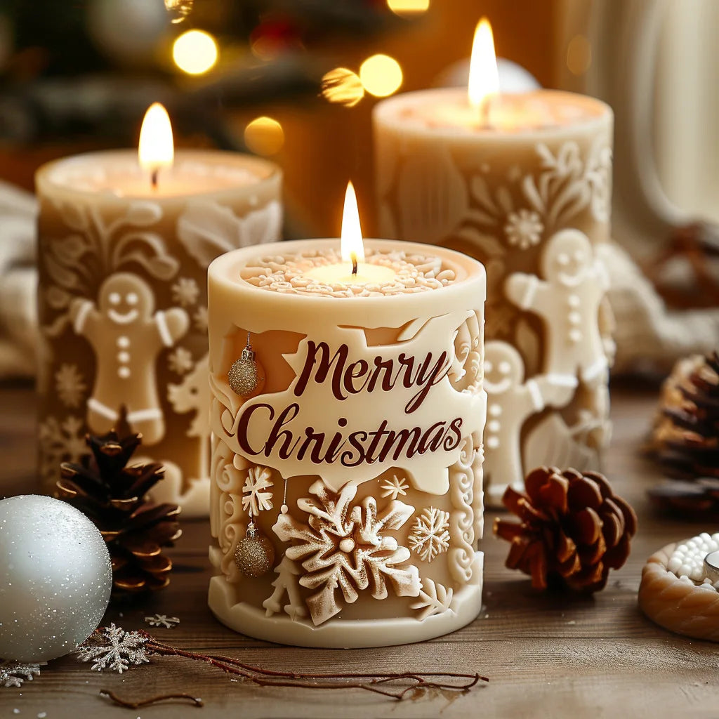 ElkMold – Elegante Forma per Candele di Natale 3D