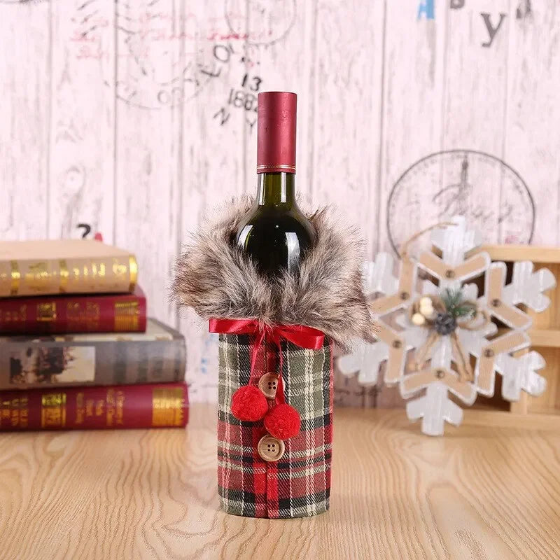 WineWrap - Wine Bottle Cover for Christmas