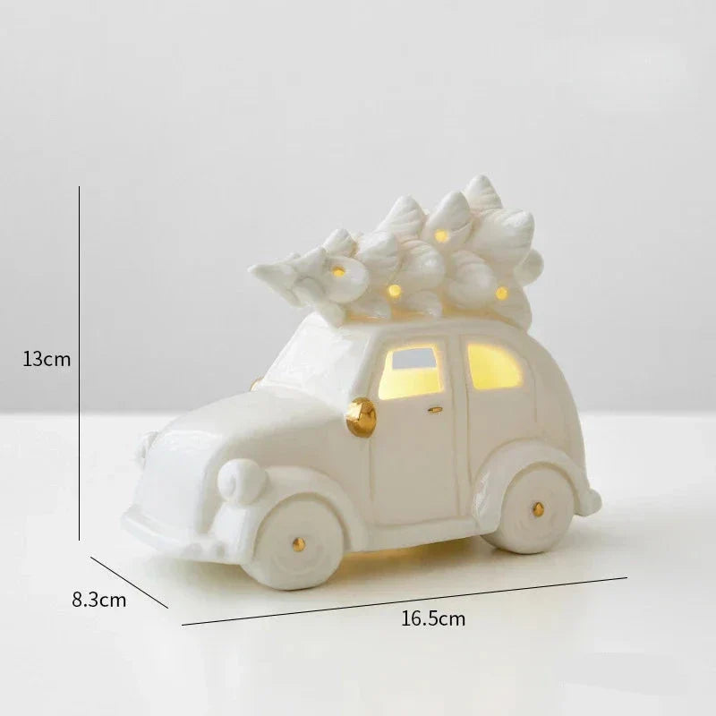 SnowGlow - Illuminated Ceramic Snowman