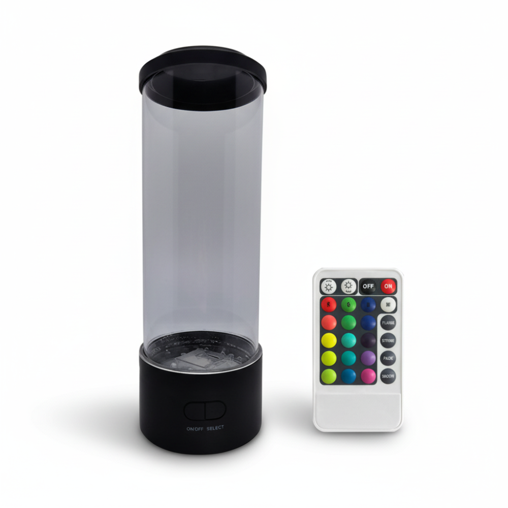 SerenitySphere - Aquário e Lâmpada de Lava de Medusas | Luz Ambiente Relaxante | 7 Cores LED