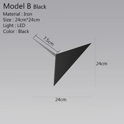 TriangleLight - Minimalist LED Wall Lamp 3W | Indoor Lighting