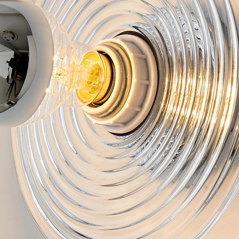 AquaGlow - Glass Wall Lamp LED Water Waves Ambient Lighting