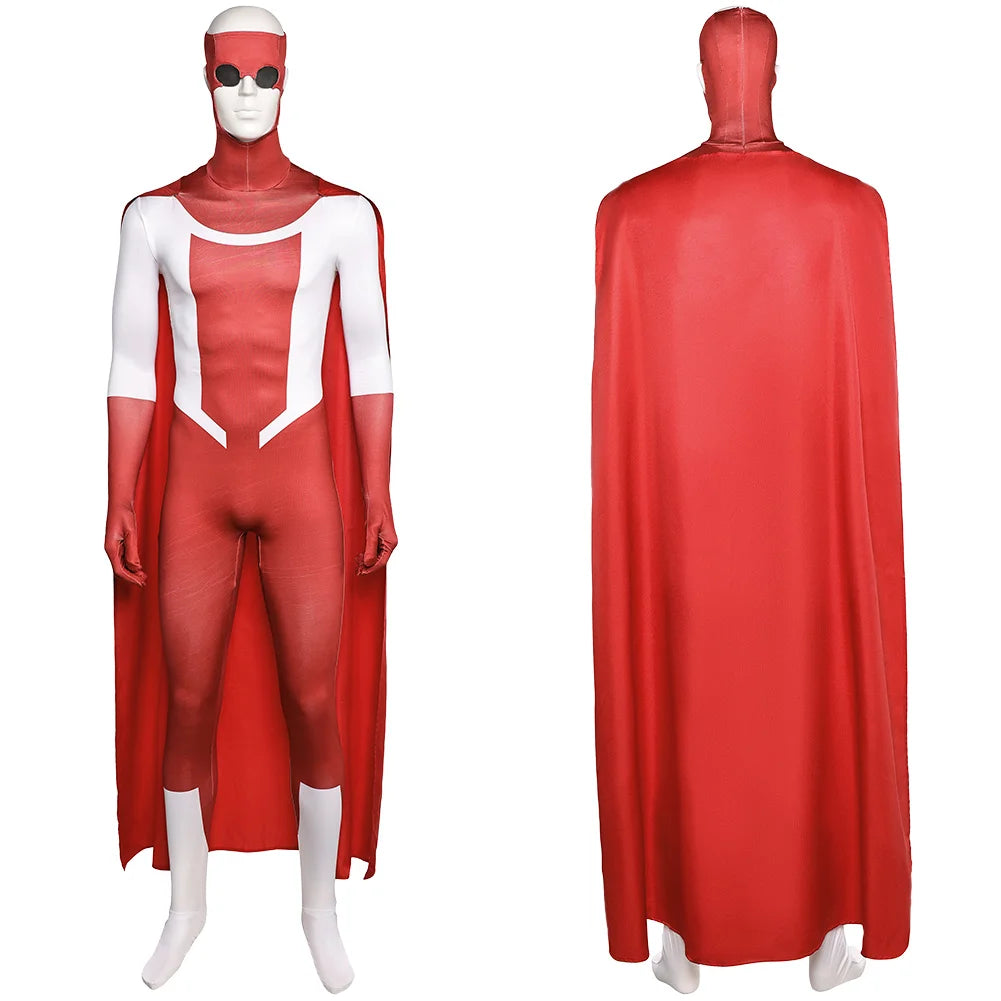 Fato de Halloween Super-Herói Homem Elástico Carnaval