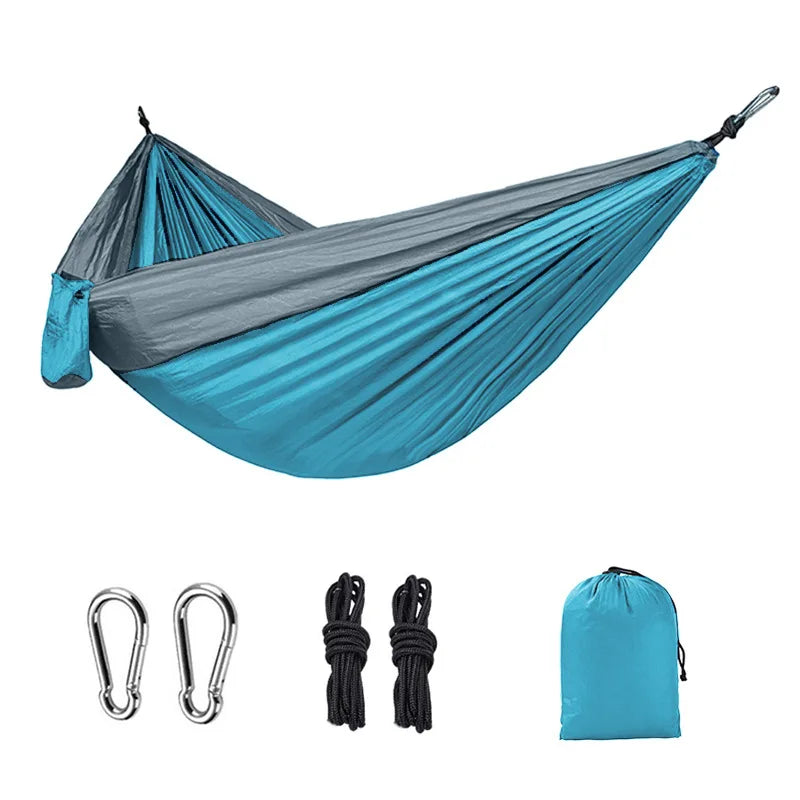 Single Person Portable Outdoor Camping Hammock made of Nylon