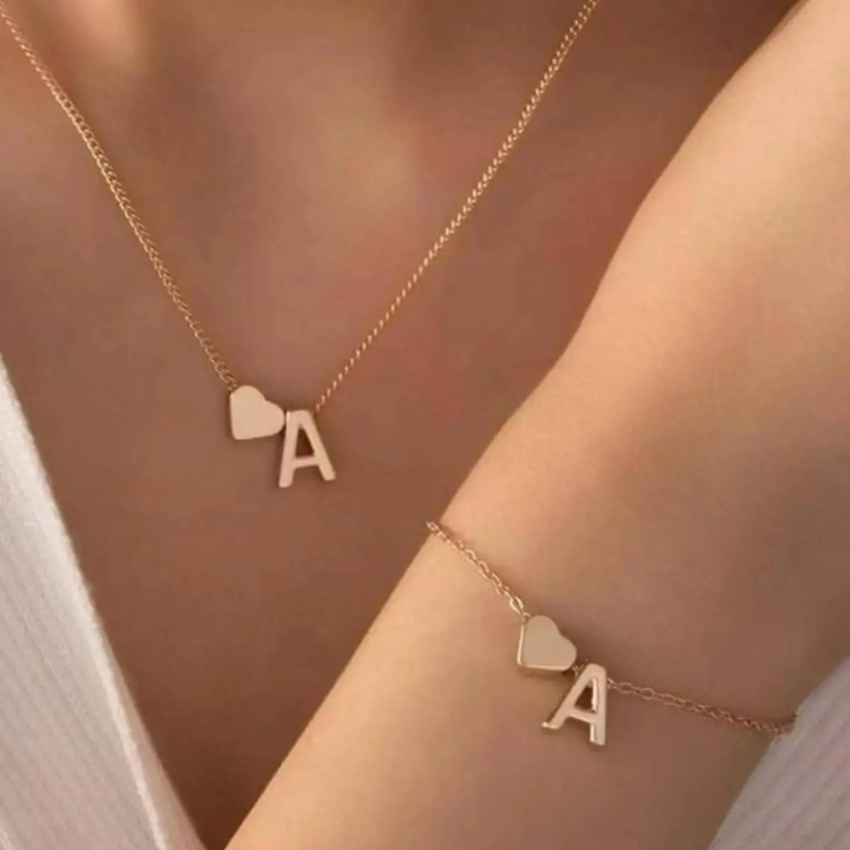 Moederdag Cadeau Ketting Dames Verstelbaar Initial Hanger Minimalistisch