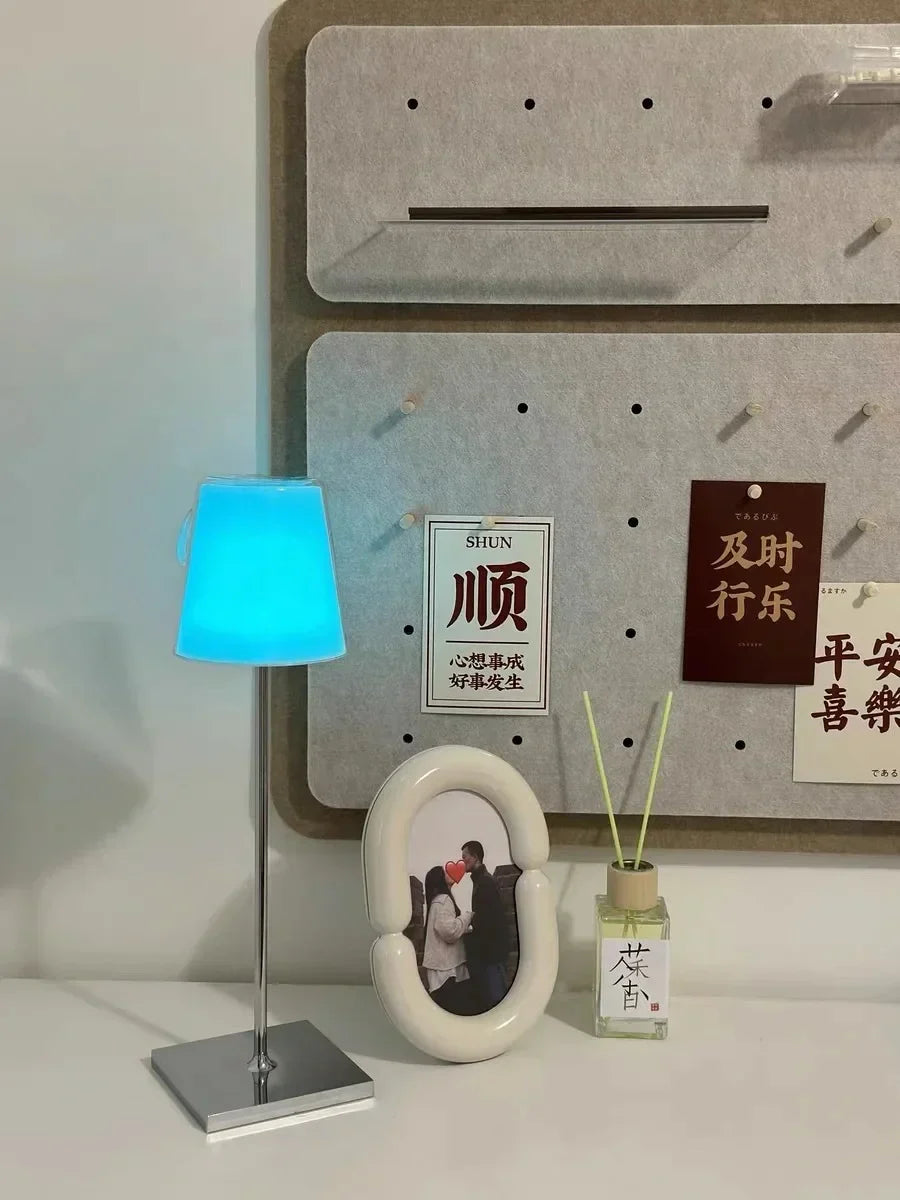 GlowTouch - Lampada da tavolo RGB impermeabile, lampada LED portatile