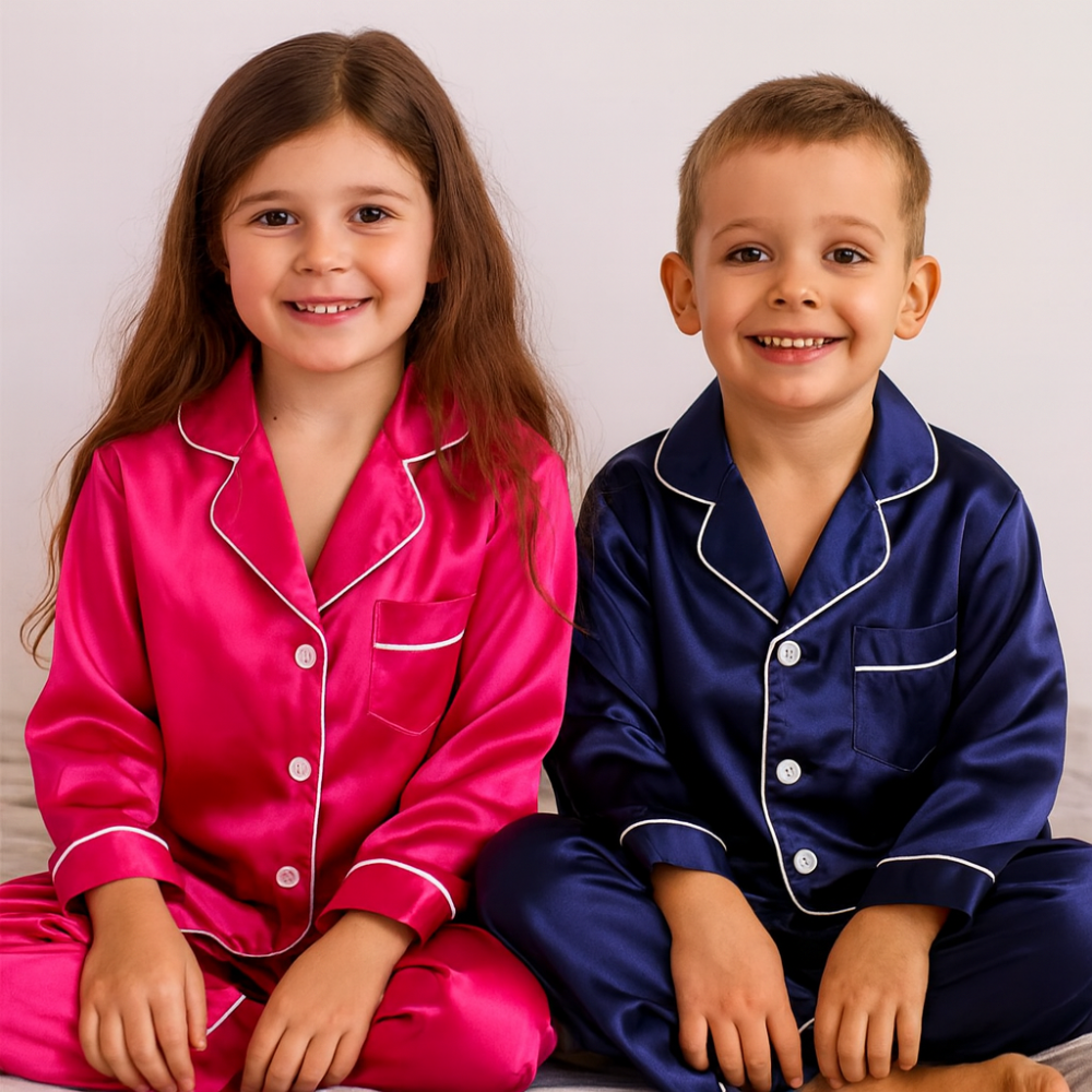 Silk Kids Pajama Set Pure Mulberry Comfort - Image 18