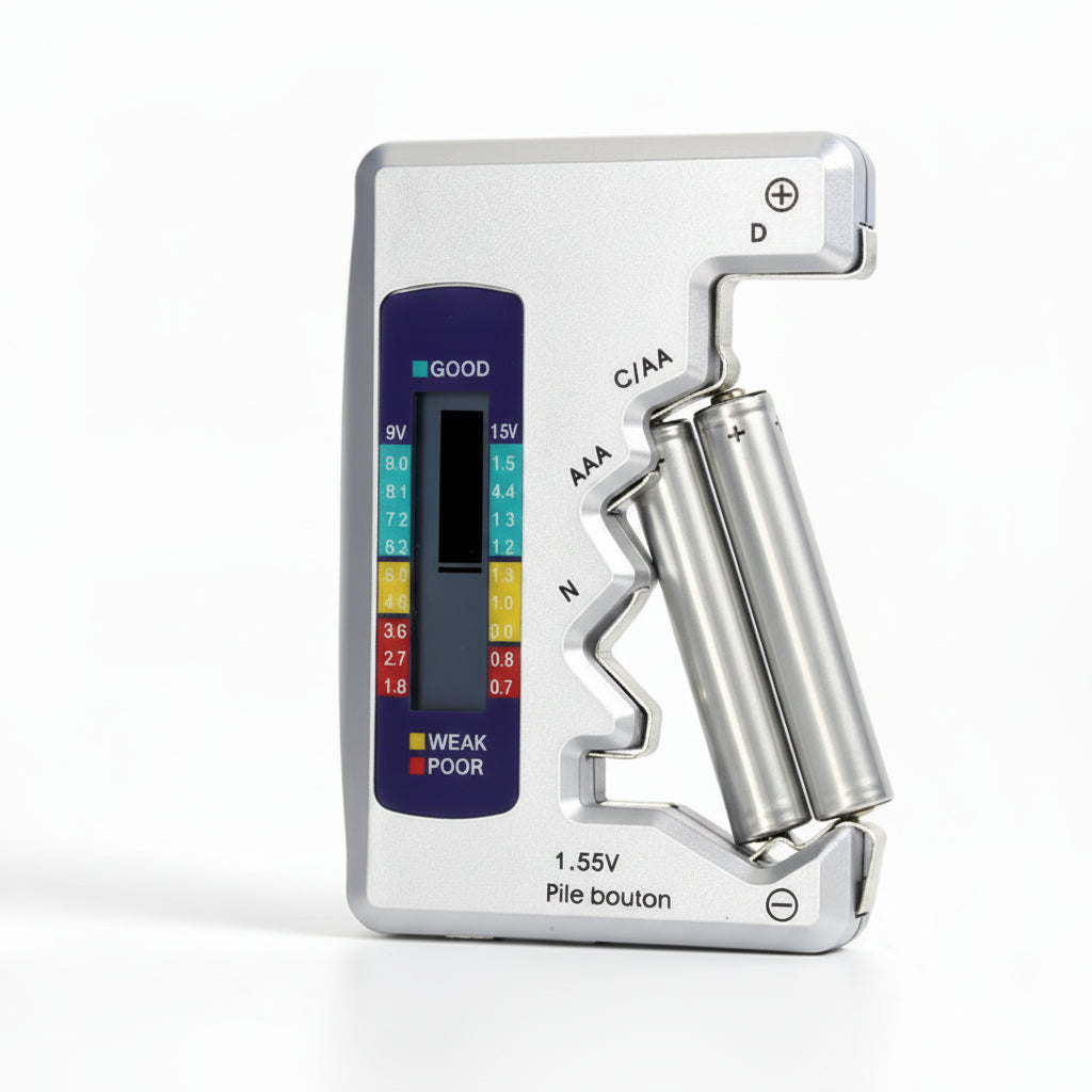Tester di batterie C AA AAA 9V Utile Portatile