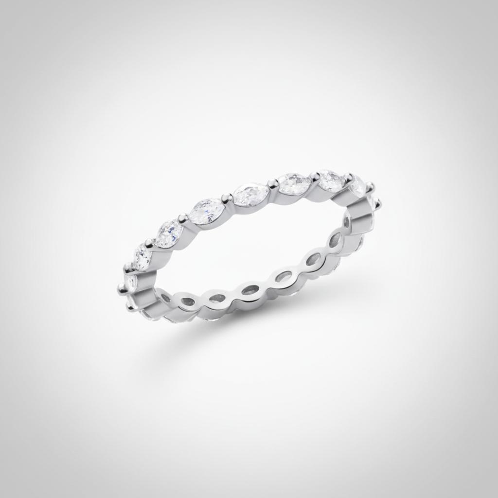 Minimalistische Stacking Ring Cubic Zirconia