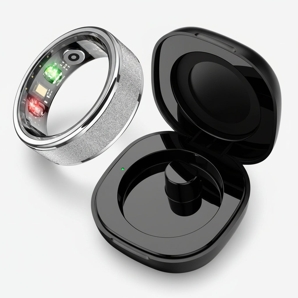 Estuche de carga para monitor de salud de anillo inteligente