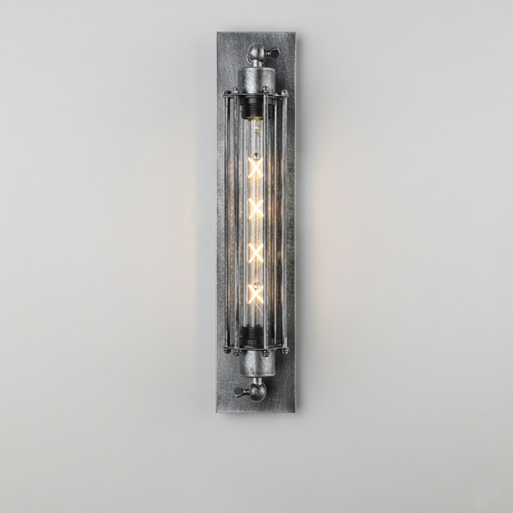 Arandela Parede Industrial Vintage Metal LED