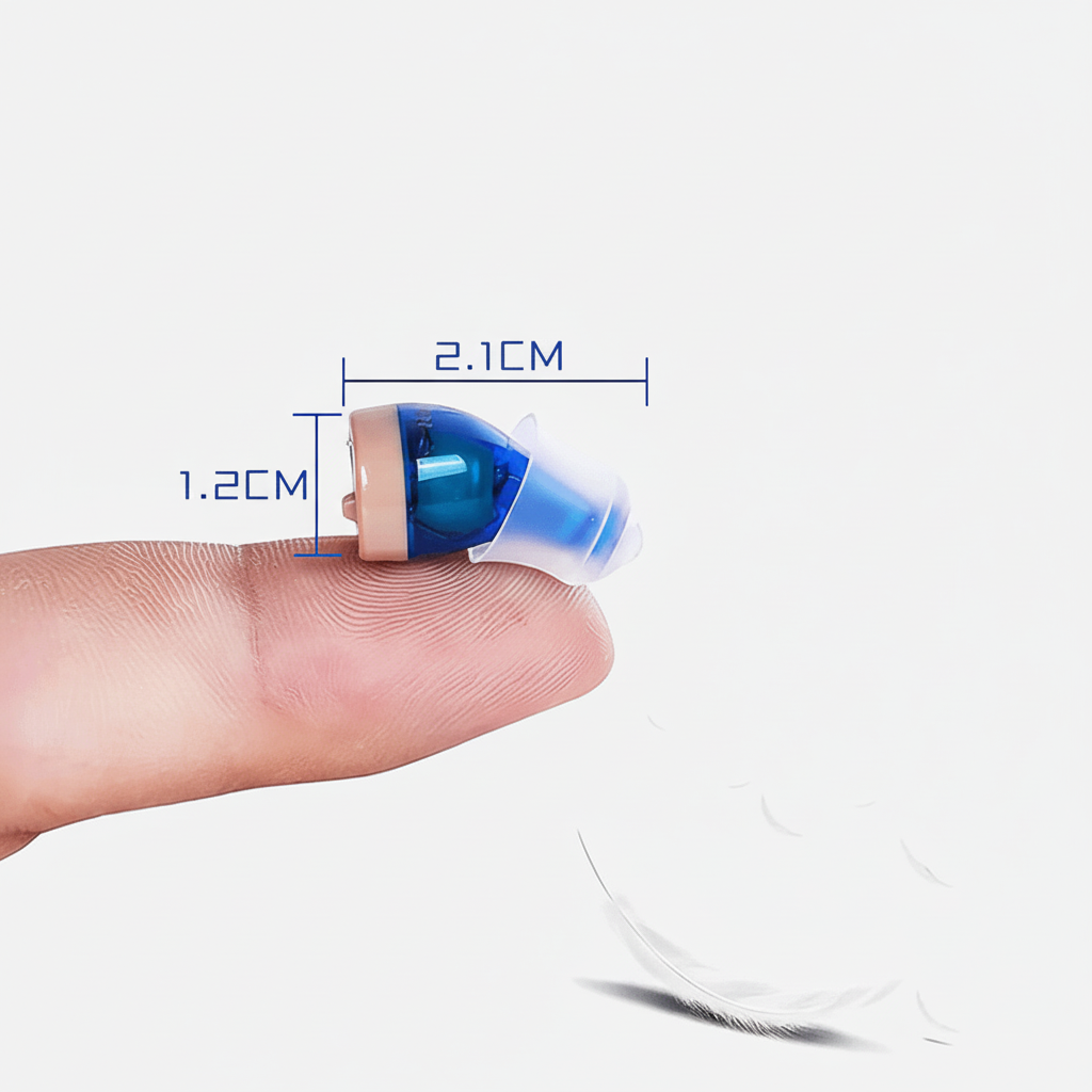Rechargeable Hearing Aid Compact Discreet Clear Sound