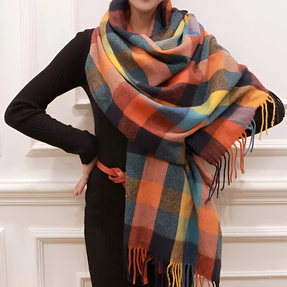 Sciarpa Donna Invernale Morbida Stile Casual
