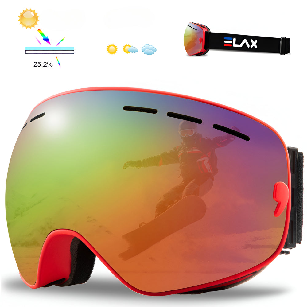 Óculos de Esqui com Lentes Intercambiáveis OTG Proteção UV400