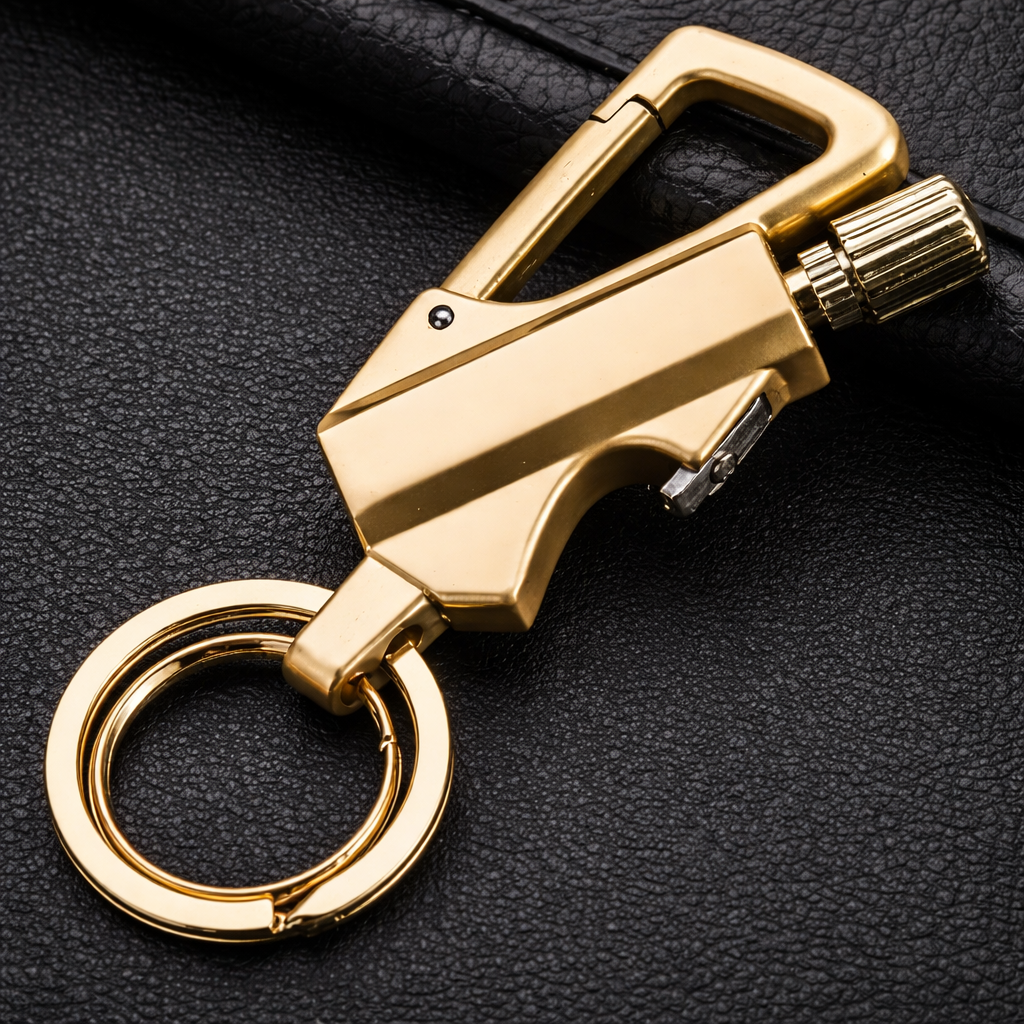 Hiking Keychain Lighter Firestarter Windproof Outdoor