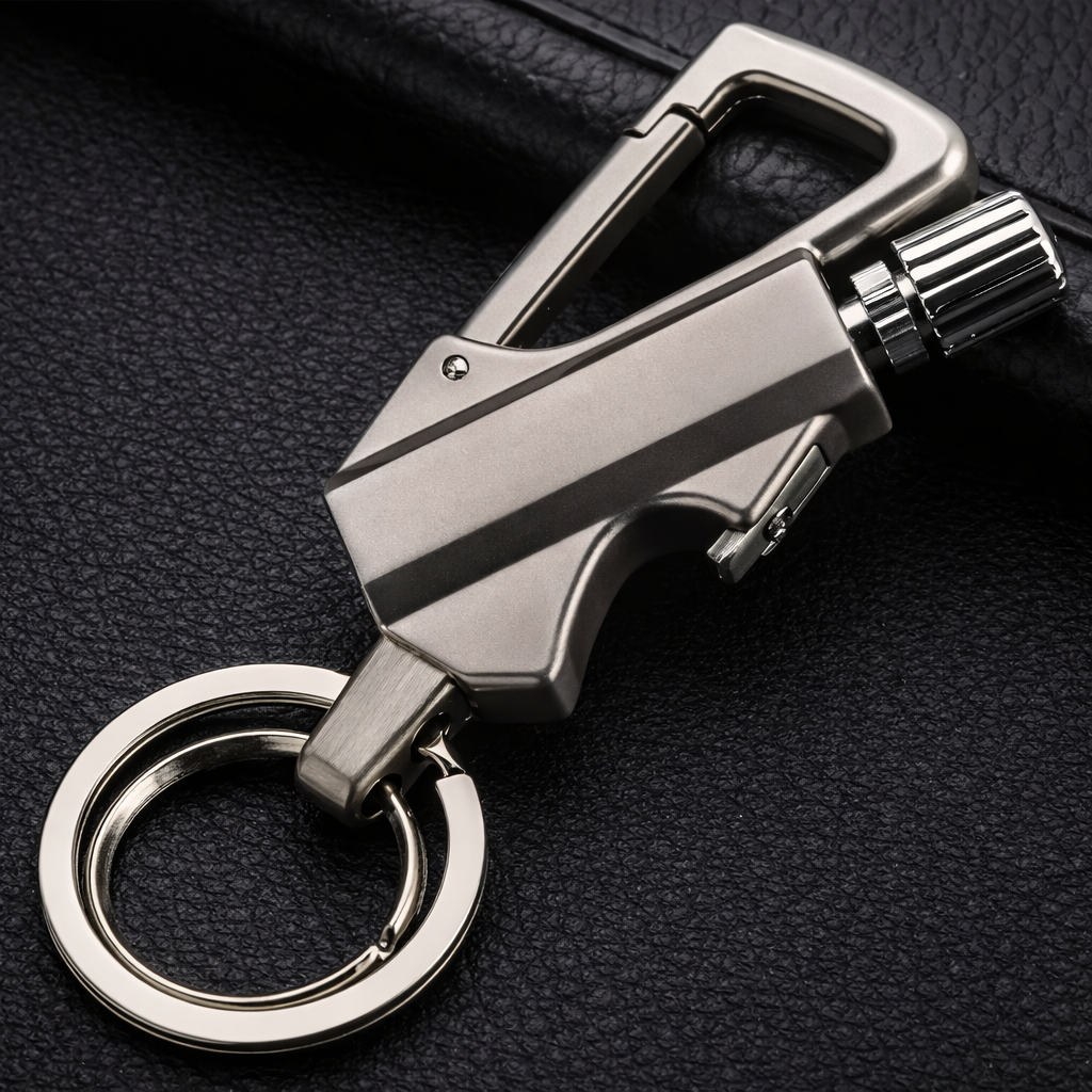 Hiking Keychain Lighter Firestarter Windproof Outdoor