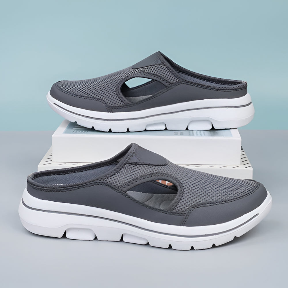 Chinelos Confortáveis Amortecedores Slip On Respirável