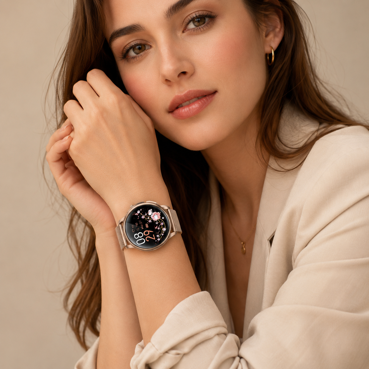 Smartwatch Fitness Notifiche Bluetooth Chiamate Impermeabile