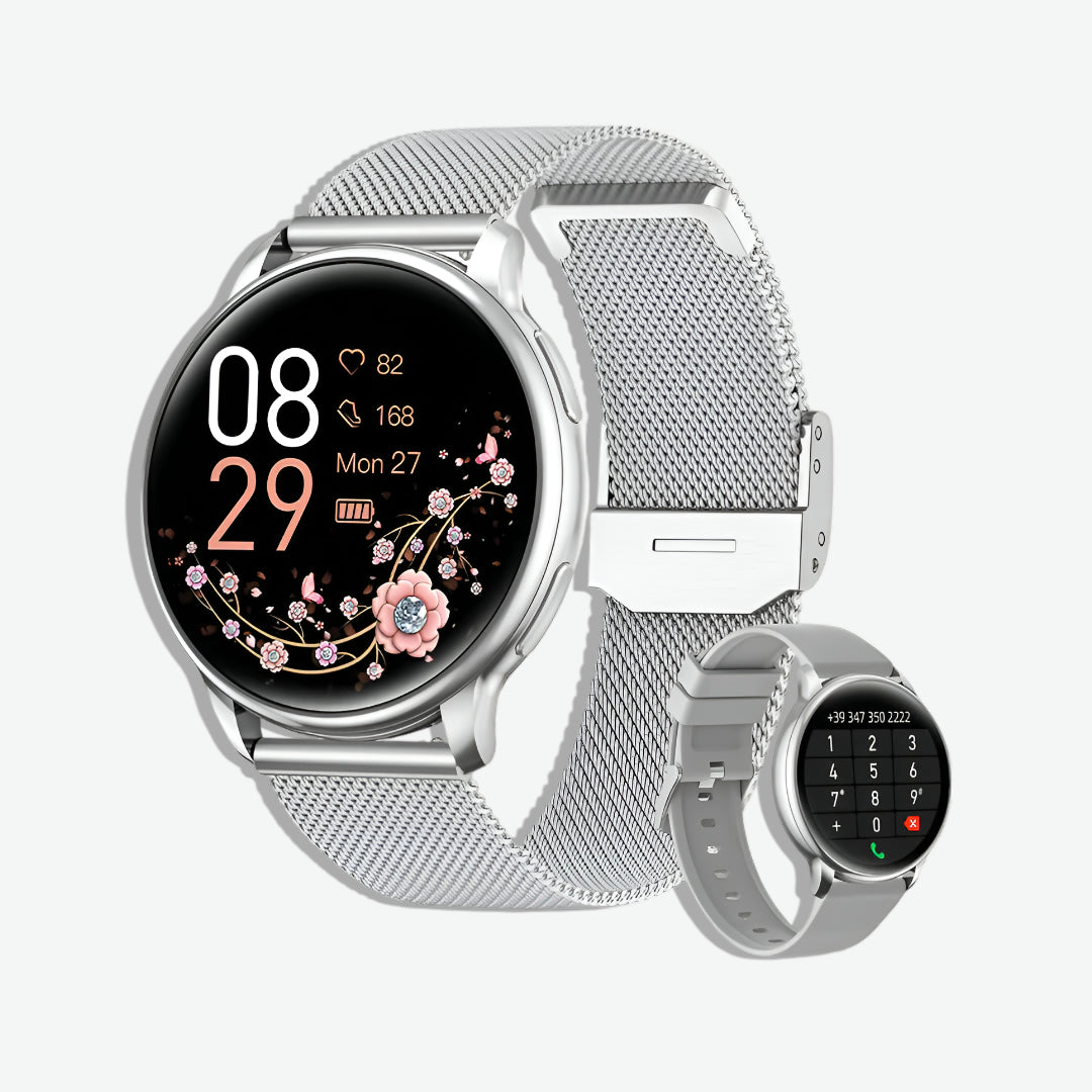 Smartwatch fitness con notifiche, Bluetooth, chiamate, impermeabile