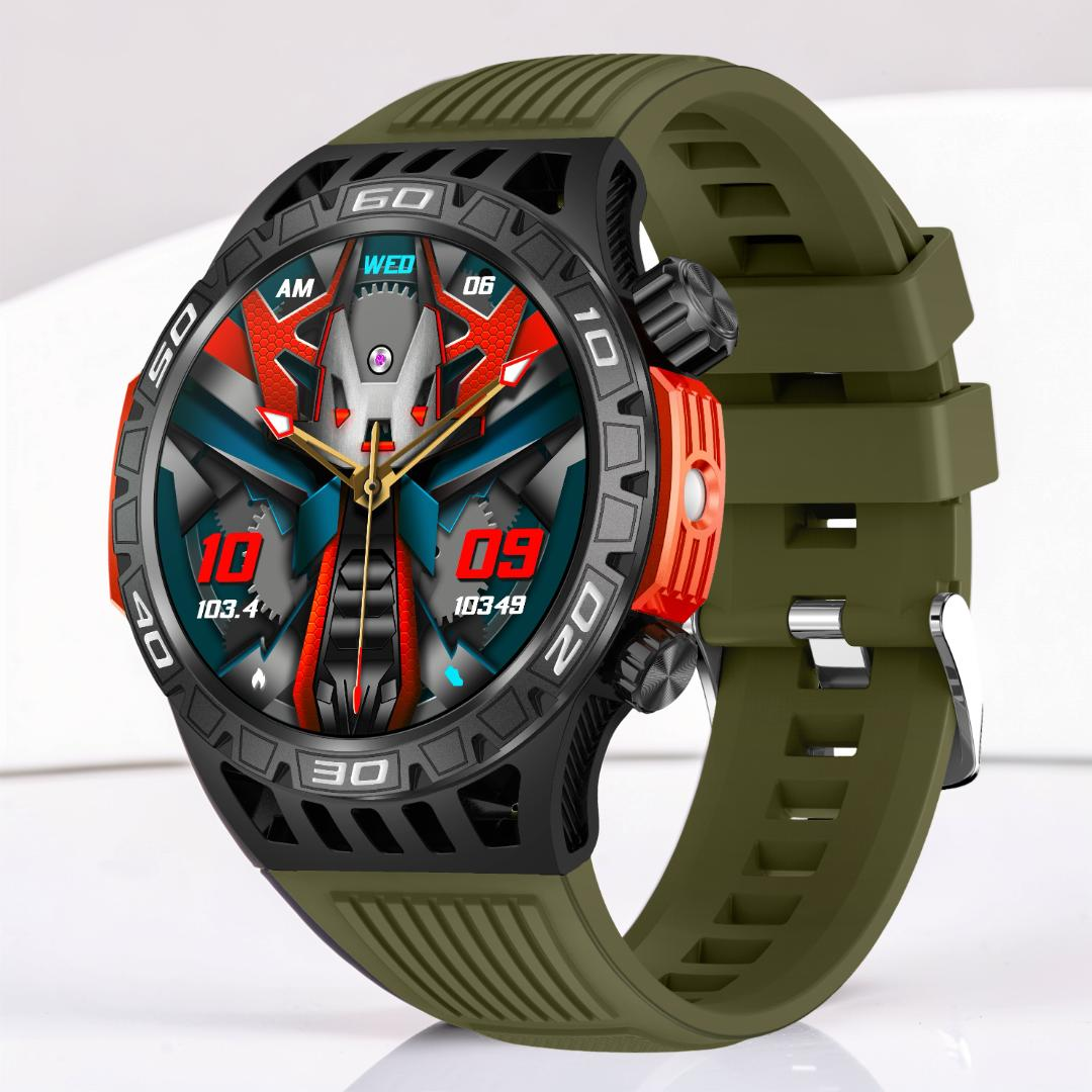 Sporty Fitness Touch Waterproof Smartwatch for Daily Use