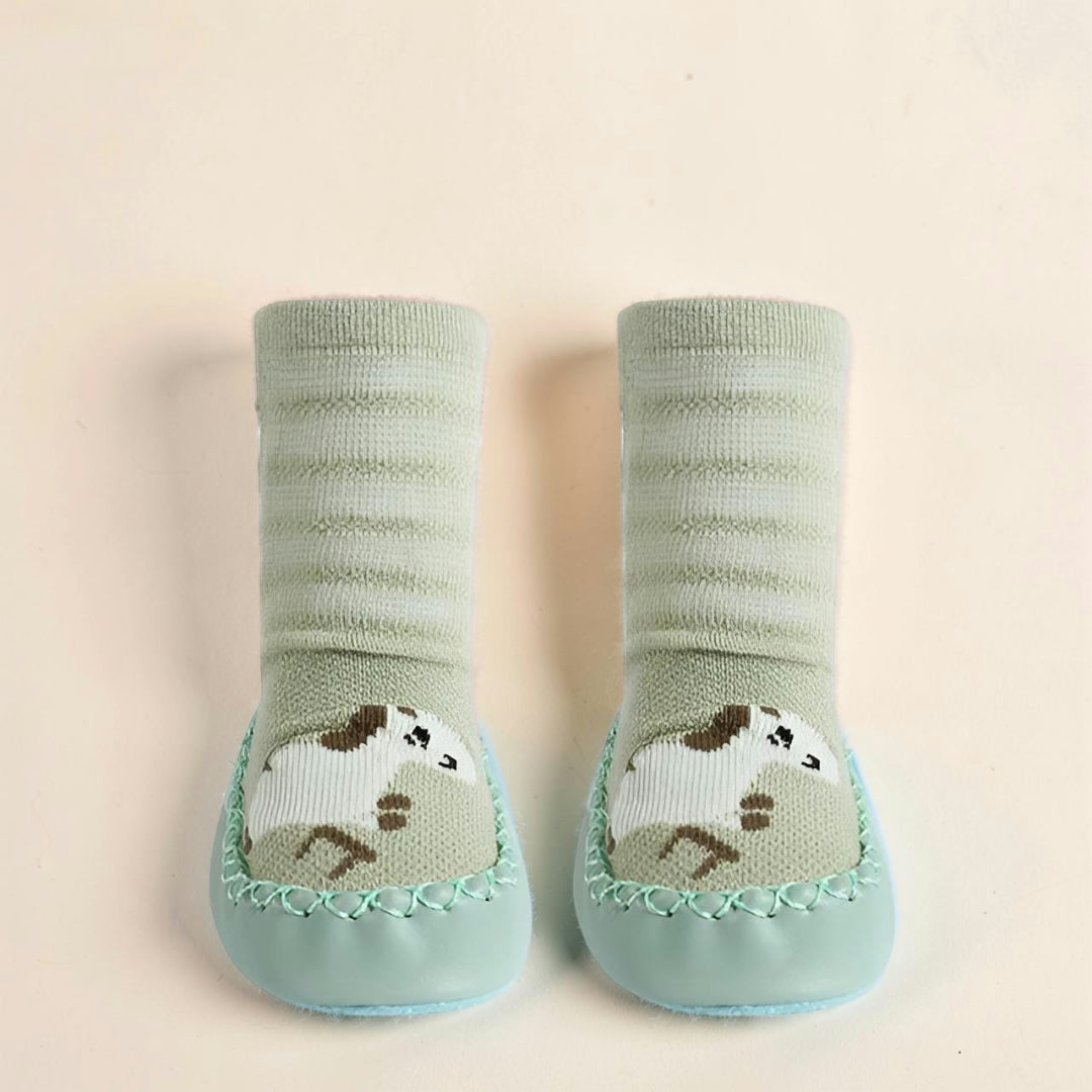 Calzini Bambino Antiscivolo Calze Corte Grip Animali