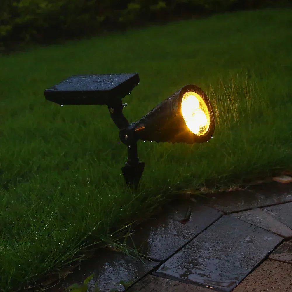 LawnGlow – Solar LED Ground Spot – Waterproof Garden Lighting with Colorful LED Show
