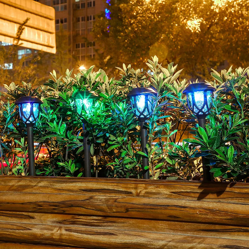 LumiPath - Iluminação Solar LED para Caminhos de Jardim e Entrada – Lâmpadas Exteriores de Baixo Consumo Energético