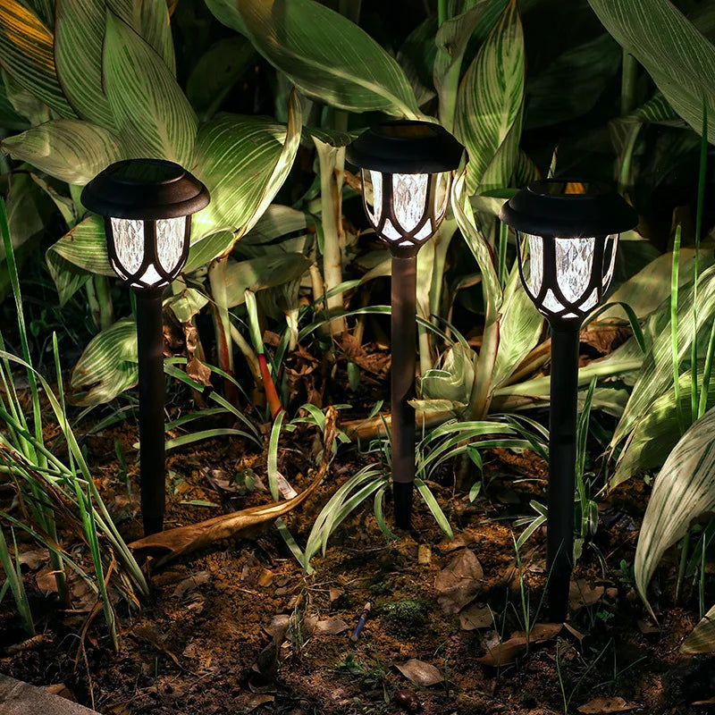 LumiPath - Iluminação Solar LED para Caminhos de Jardim e Entrada – Lâmpadas Exteriores de Baixo Consumo Energético