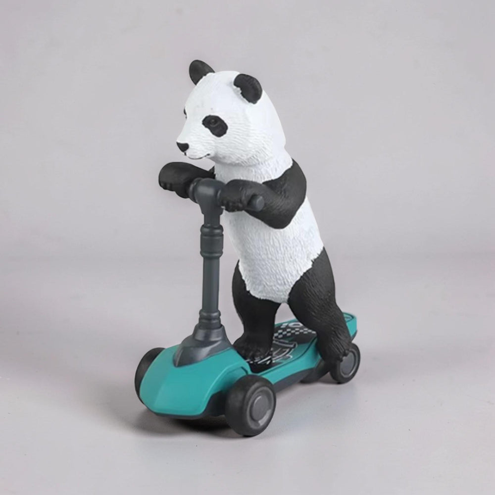 Set Scooter Dinosauro Giocattolo a Ritorno con Auto da Corsa