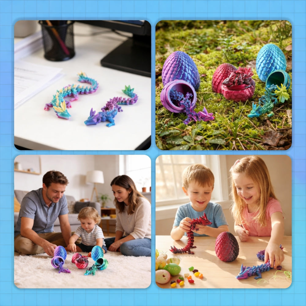 Pasqua Giocattolo Bambini Uova Sorpresa Drago Set Regalo