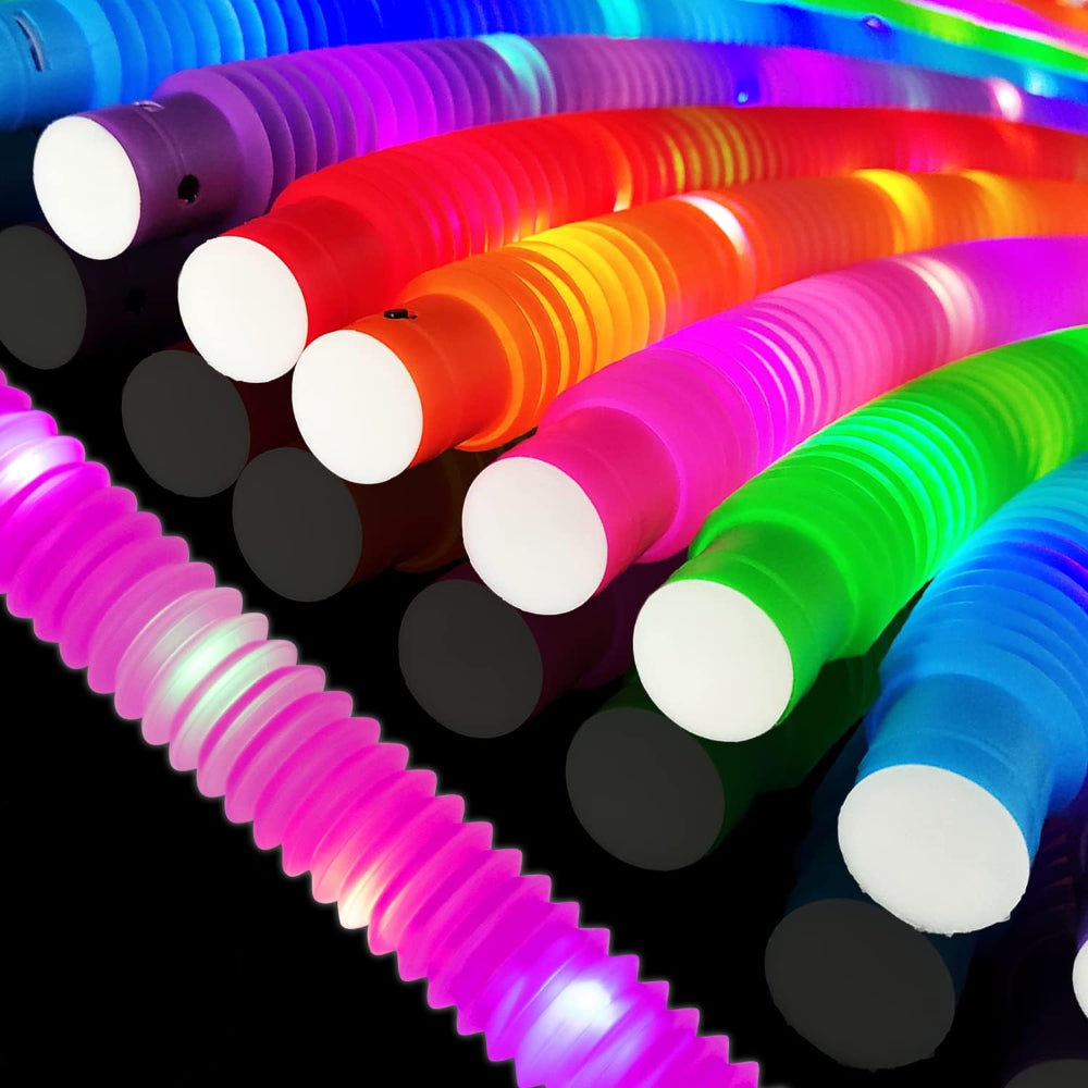 Glow Sticks LED Light Tubes Flexible Party Toy Set