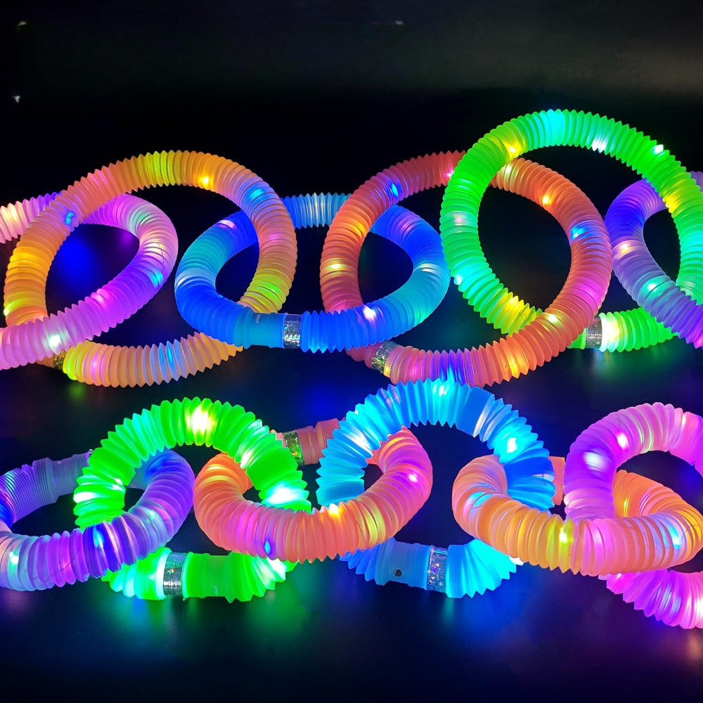 Glow Sticks LED Light Tubes Flexible Party Toy Set