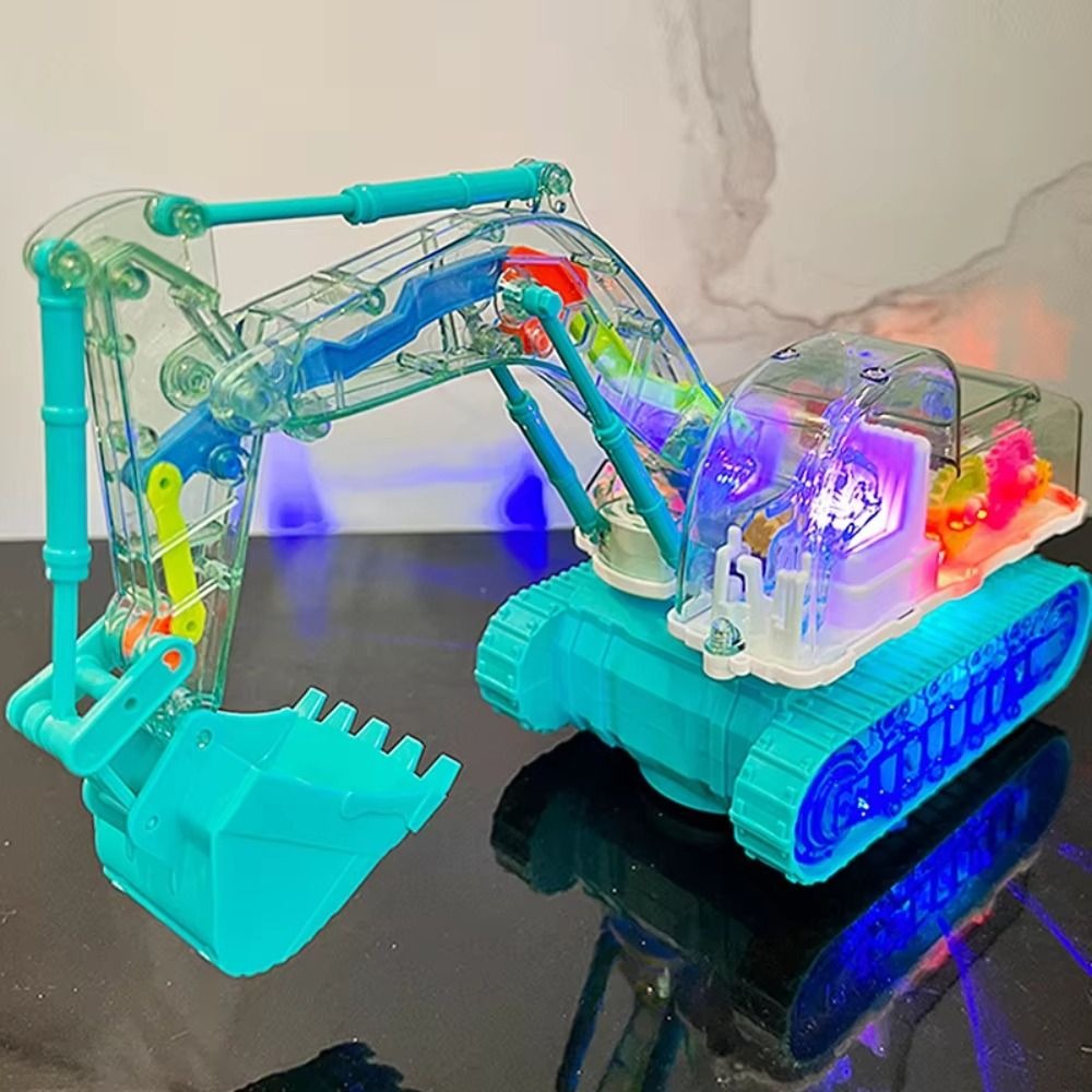 Toy Excavator Music Light Dancing Interactive Children