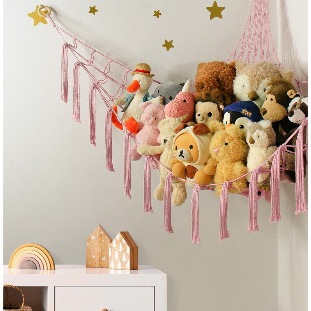 Speelgoed Opbergnet Wand Decoratie Kinderkamer