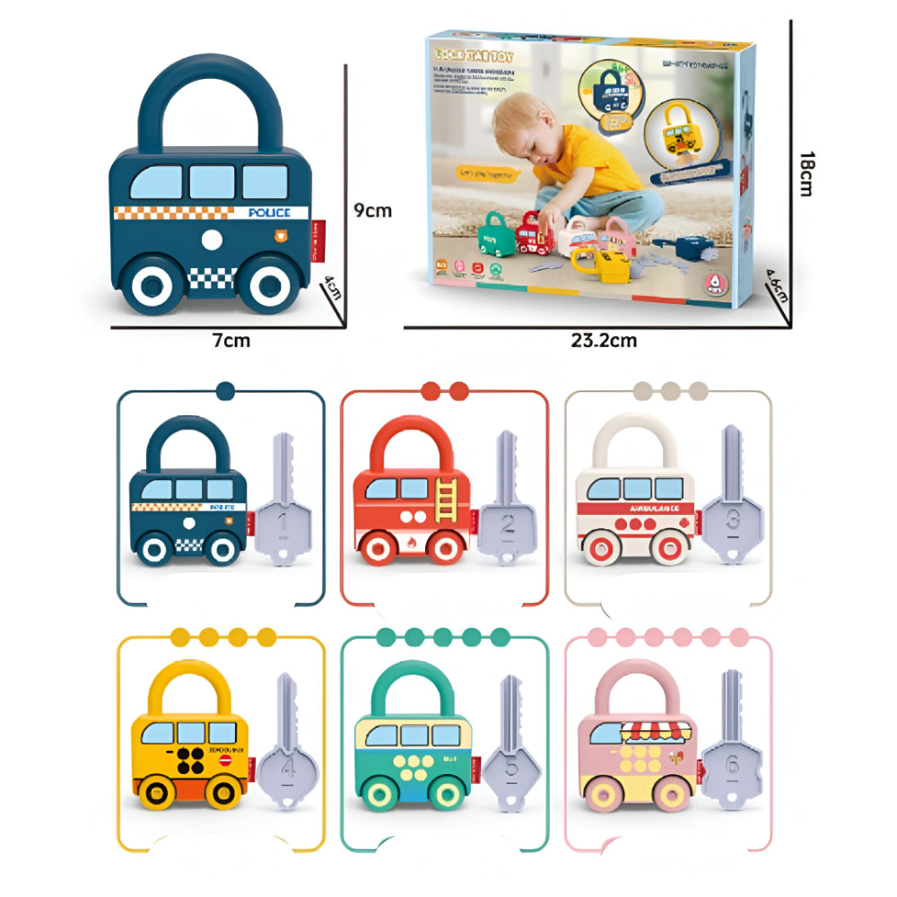 Toy Toddlers Key Lock Educational Learning