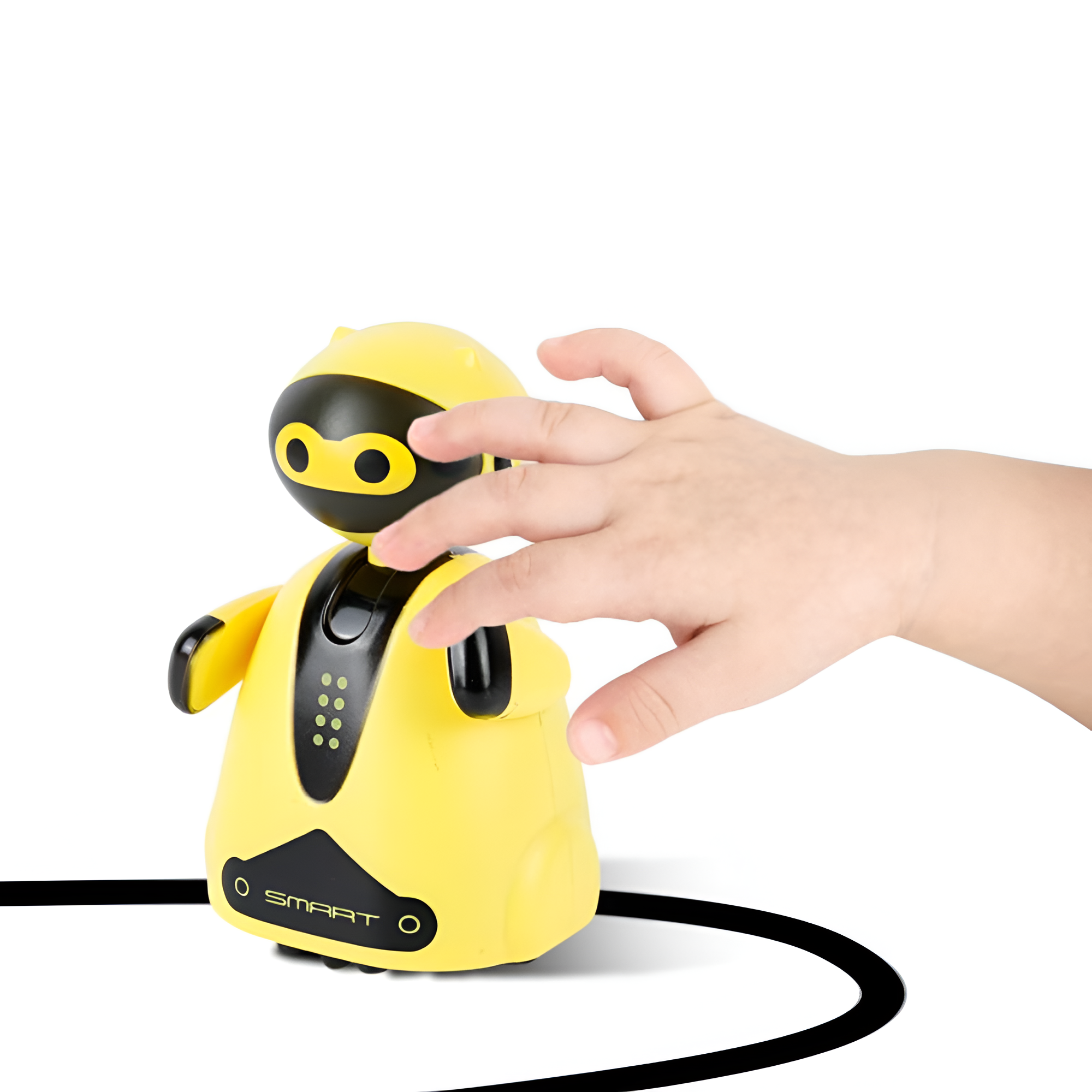 Gioco Robot Bambini Traccia Linee Disegno Interattivo Educativo