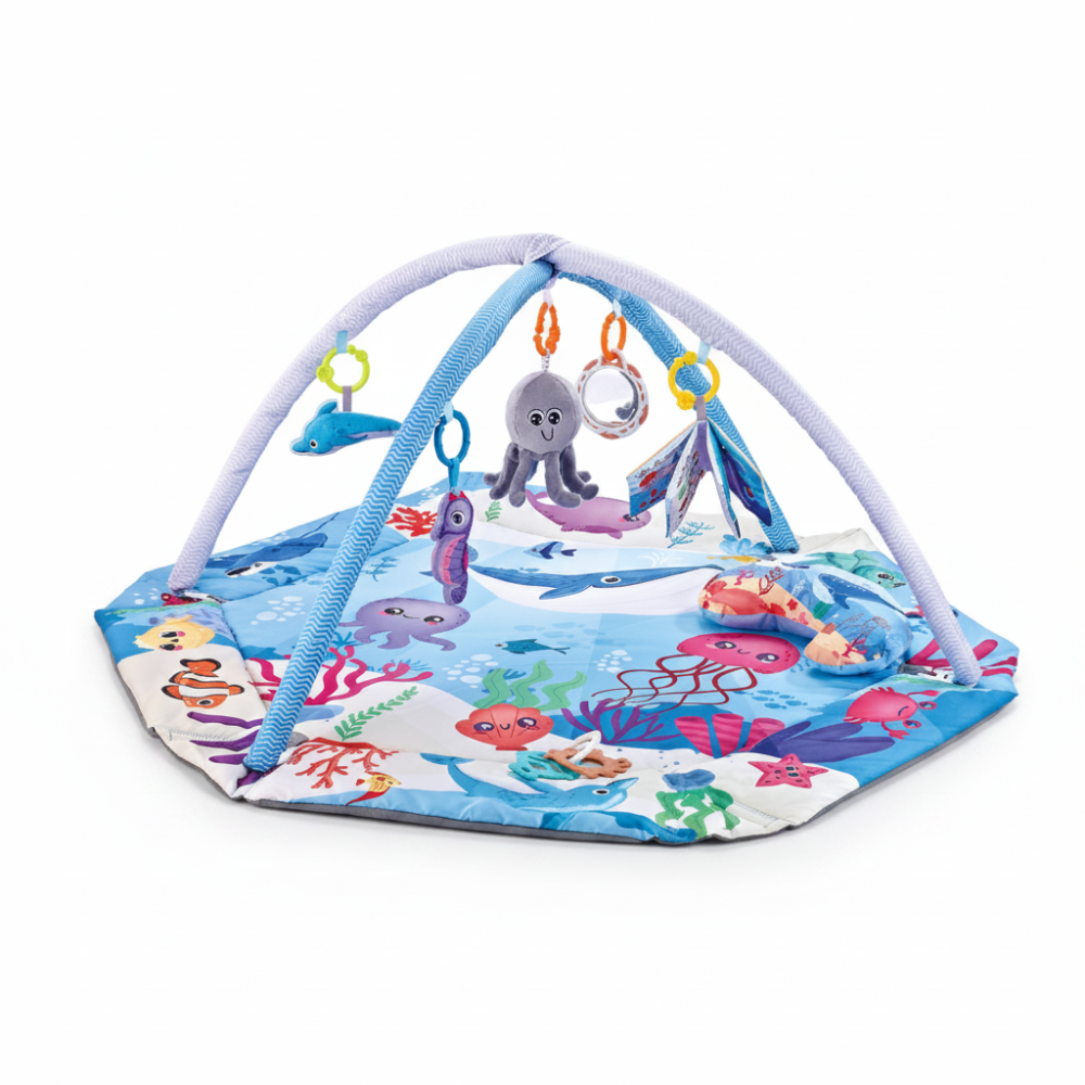 Baby Activity Play Mat | 8-in-1 Sensory Development Center - Image 3