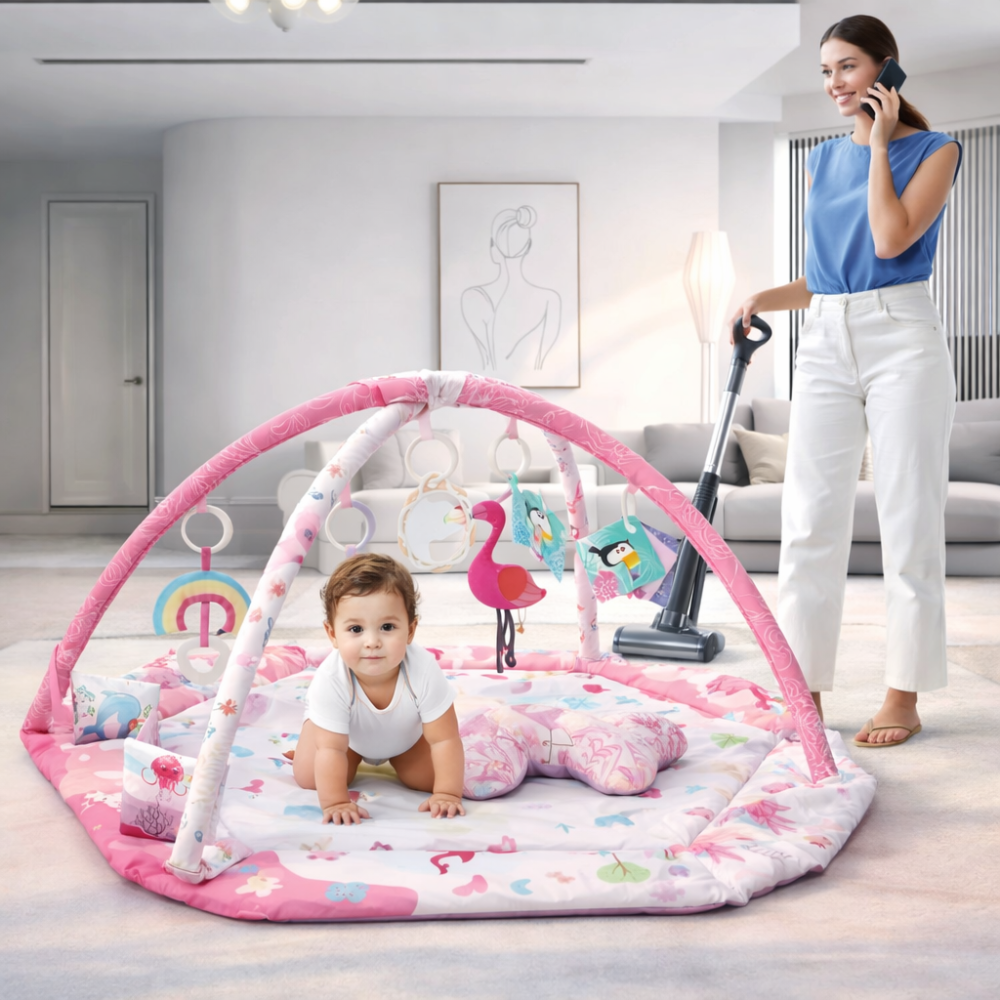 Tappeto Gioco Neonato Palestra Attività Arco Giochi Sensoriali