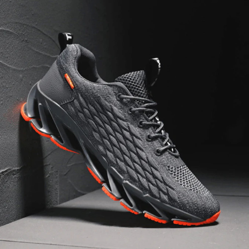 Sportschoenen Heren Hardloopschoenen Demping Vetersluiting Casual