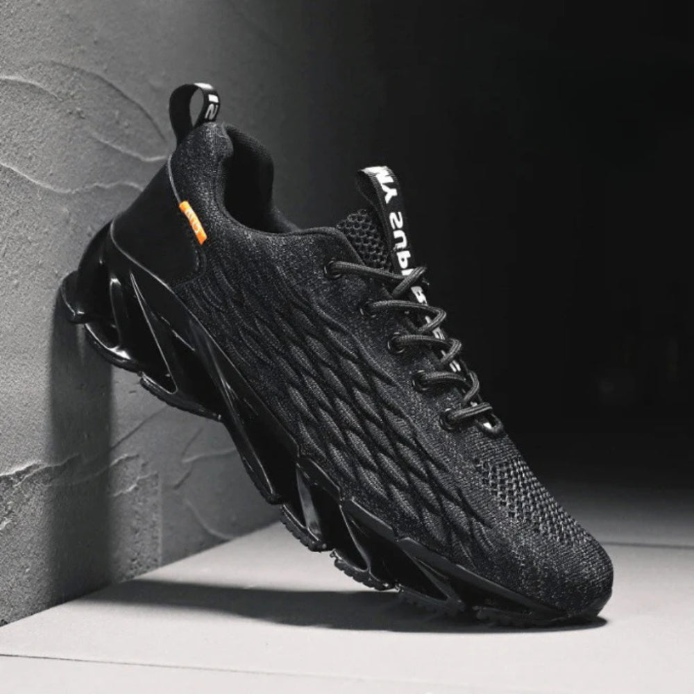 Sportschoenen Heren Hardloopschoenen Demping Vetersluiting Casual